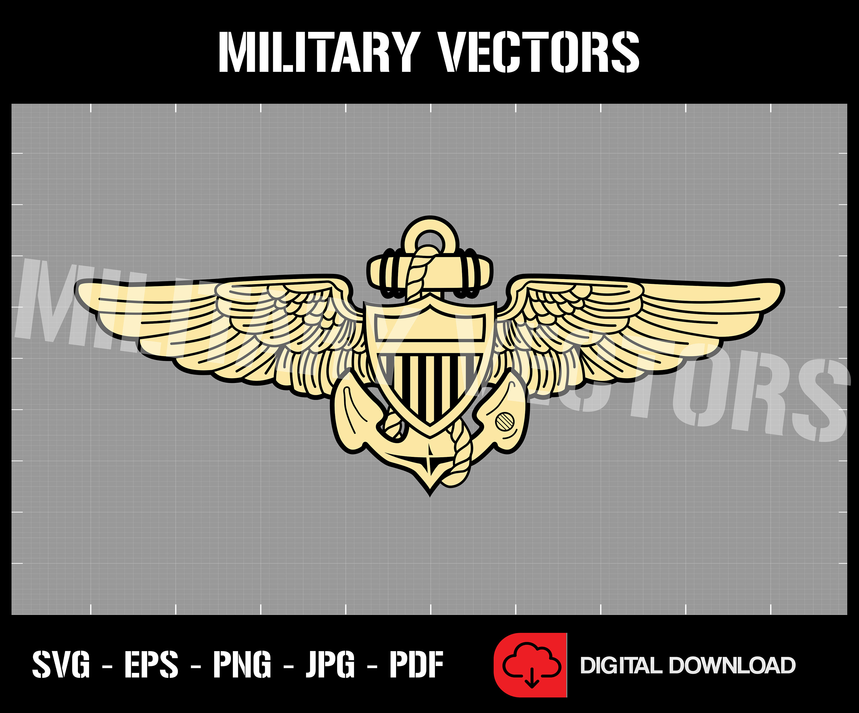 USN.USMCパイロットエンブレム バッジ 海軍飛行士の翼 - アメリカ海軍航空パイロット - パッチ ロゴ