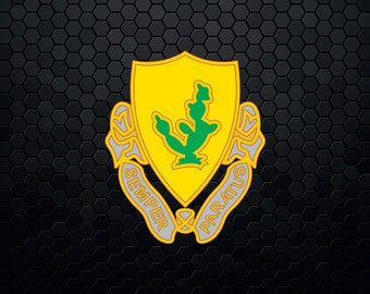 US Army 12th Cavalry Regiment - Patch Logo Decal Emblem Crest Insignia - Digital Svg Eps Jpg Pdf Png Vector Cricut File
