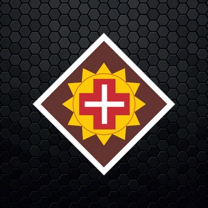 US Army 175th Medical Brigade SSI - Patch Logo Decal Emblem Crest Insignia - Digital Svg Vector Cricut File