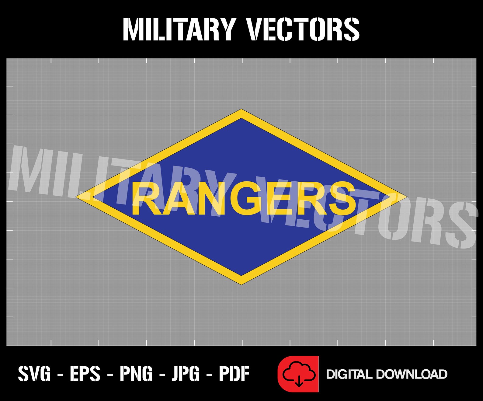 WWII Ranger Battalions - U.S. Army Rangers - RLTW - Patch Logo Decal ...