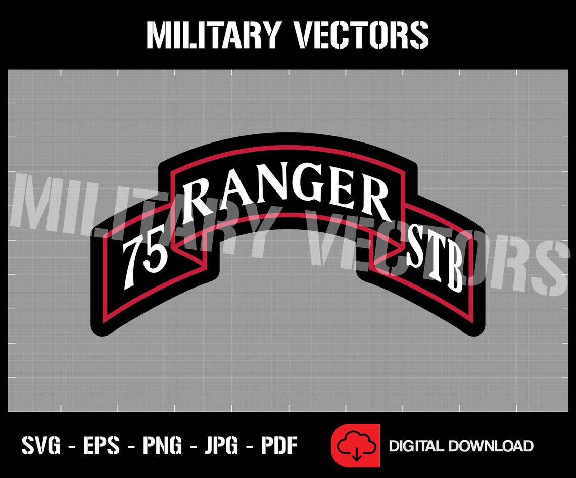75th Ranger Regiment STB - U.S. Army Rangers - RLTW - Patch Logo Decal ...