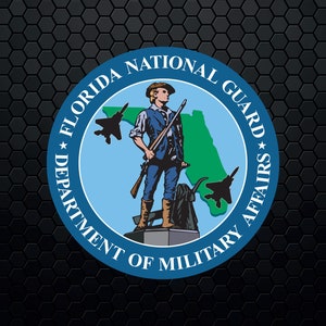 Florida National Guard: Logo Aufkleber Emblem Wappen Aufnäher Aufnäher Insignia - Digital Svg Vektor Cricut Datei