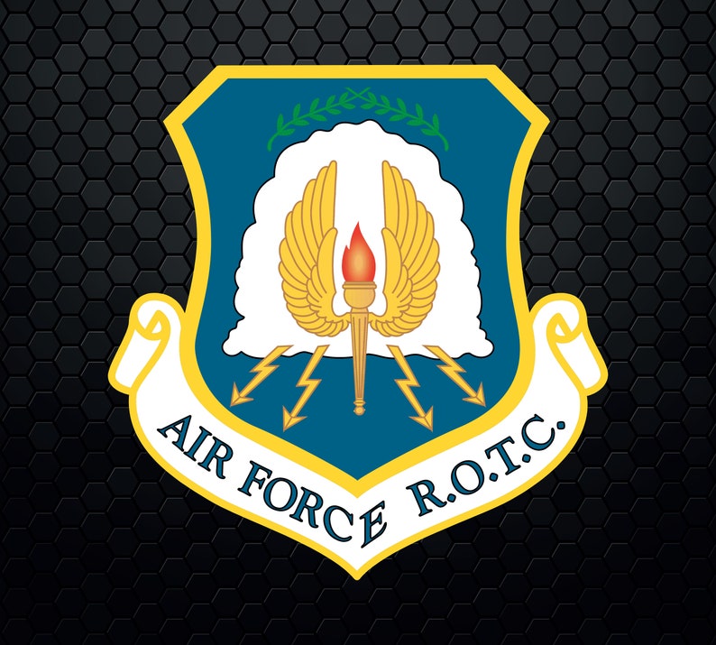 USAF ROTC Air Force ROTC Logo Decal Emblem Crest Insignia Etsy México