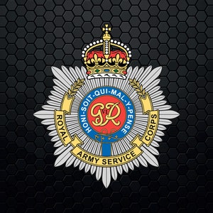 Royal Army Service Corps (RASC) - Logo Decal Embleem Crest Insignia - Digital Svg Eps Vector Cricut File