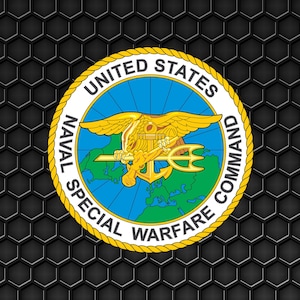 US Navy Naval Special Warfare Command (NSWC) - Patch Pin Logo Decal Emblem Crest Insignia - Digital Svg Vector Cricut-fil