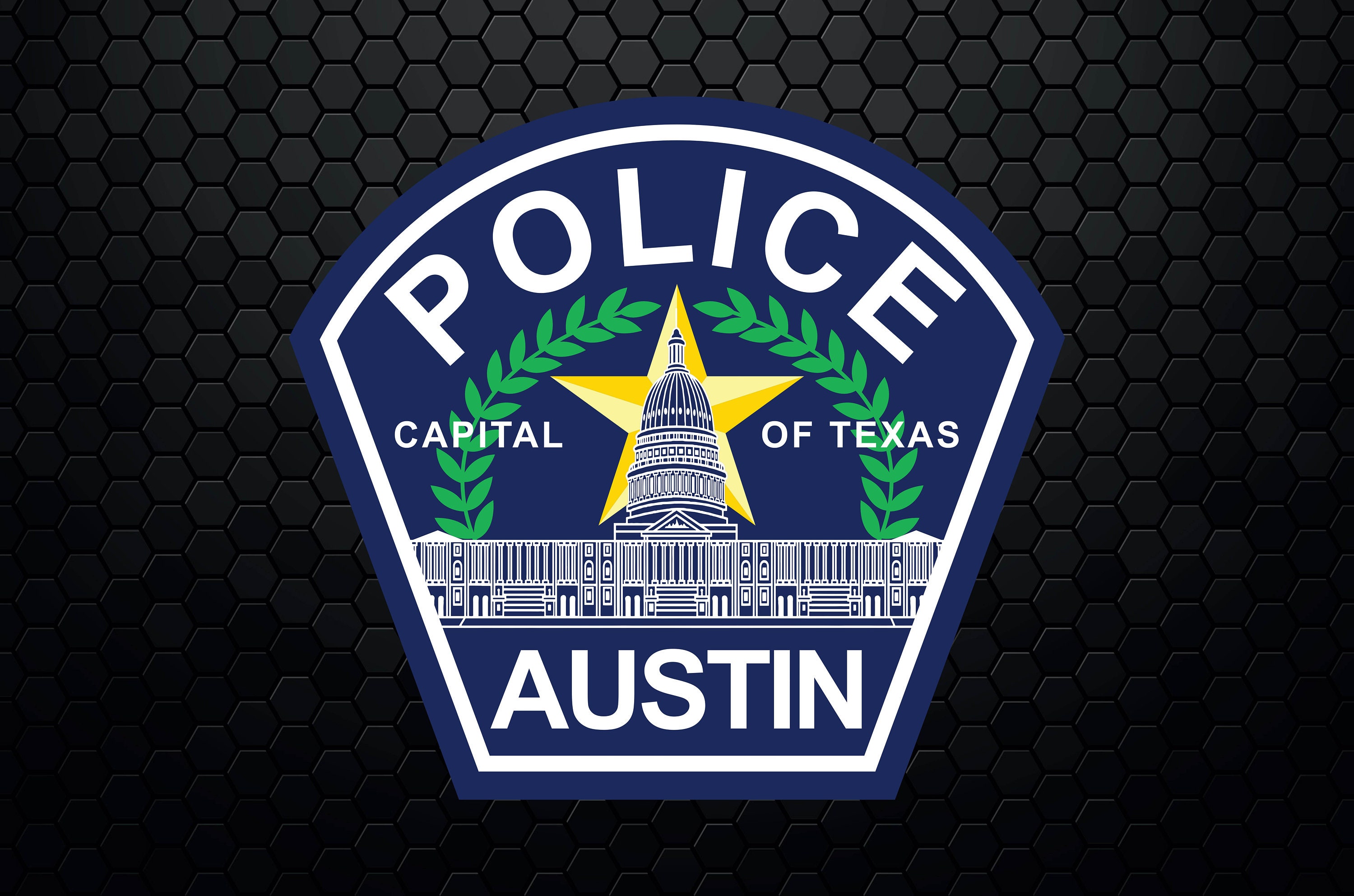 Austin Texas Police Department Aufnäher Logo Aufkleber Emblem Wappen Abzeichen Digital Svg
