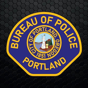 Portland Police Department - Patch Logo Decal Emblem Crest Badge Insignia - Digital Svg Vector Cricut File