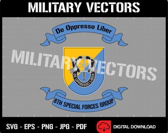 第10特殊部隊グループの紋章 - De Oppresso Liber グリーンベレー