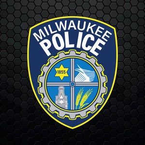Milwaukee Police Department - Patch Logo Decal Emblem Crest Badge Insignia - Digital Svg Vector Cricut File
