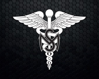 U.S. Army Medical Service Corps Branch - Patch Logo Decal Emblem Crest Insignia - Digital Svg Vector Cricut File