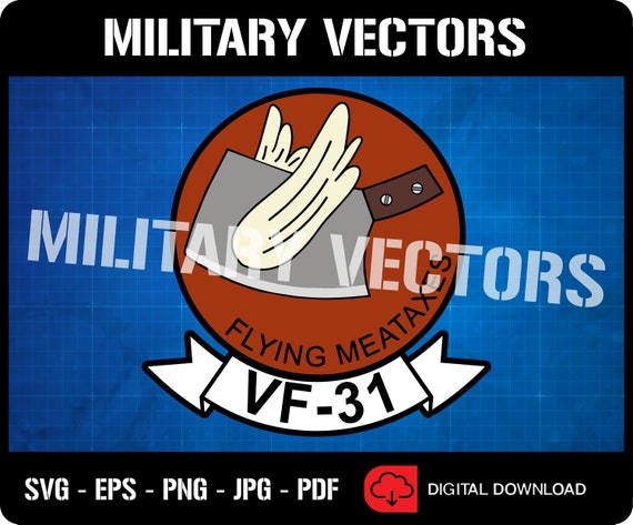 Navy Fighter Squadron 31 (VF-31) USN Patch Logo Decal