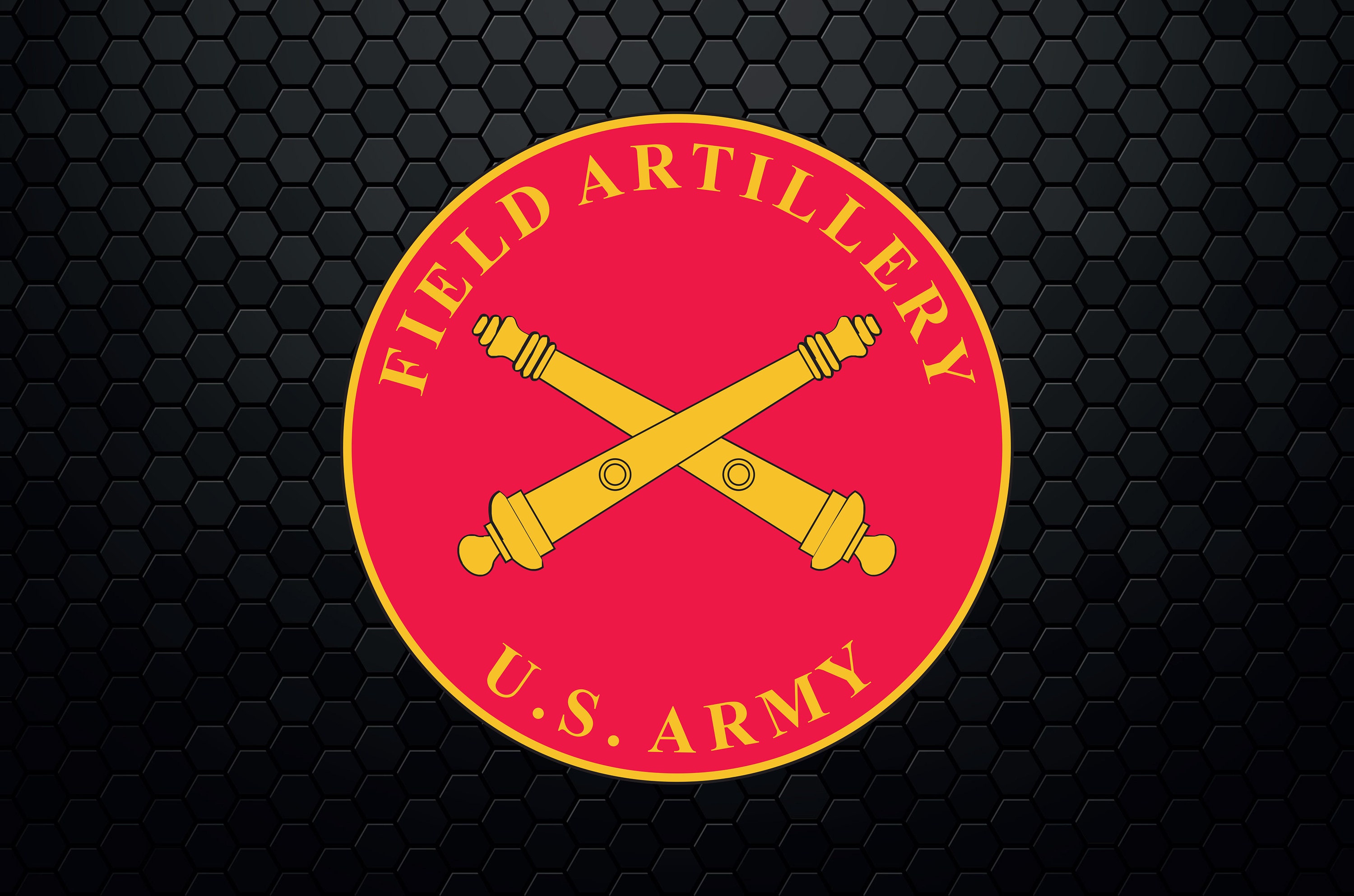 US Army Field Artillery Branch Plaque Patch Logo Decal - Etsy