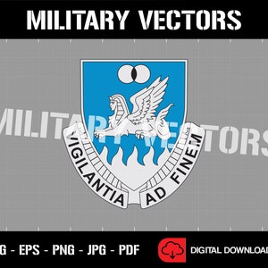 Amerikanska arméns 15:e militära underrättelsebataljon - Militär underrättelsetjänst - Patch Logo Dekal Emblem Crest Insignia - Digital SVG Vektor Cricut-fil