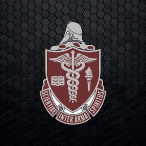 Walter Reed Army Medical Center (WRAMC) - Insignia de escudo emblema de calca logotipo de parche - Digital Svg Vector Cricut File
