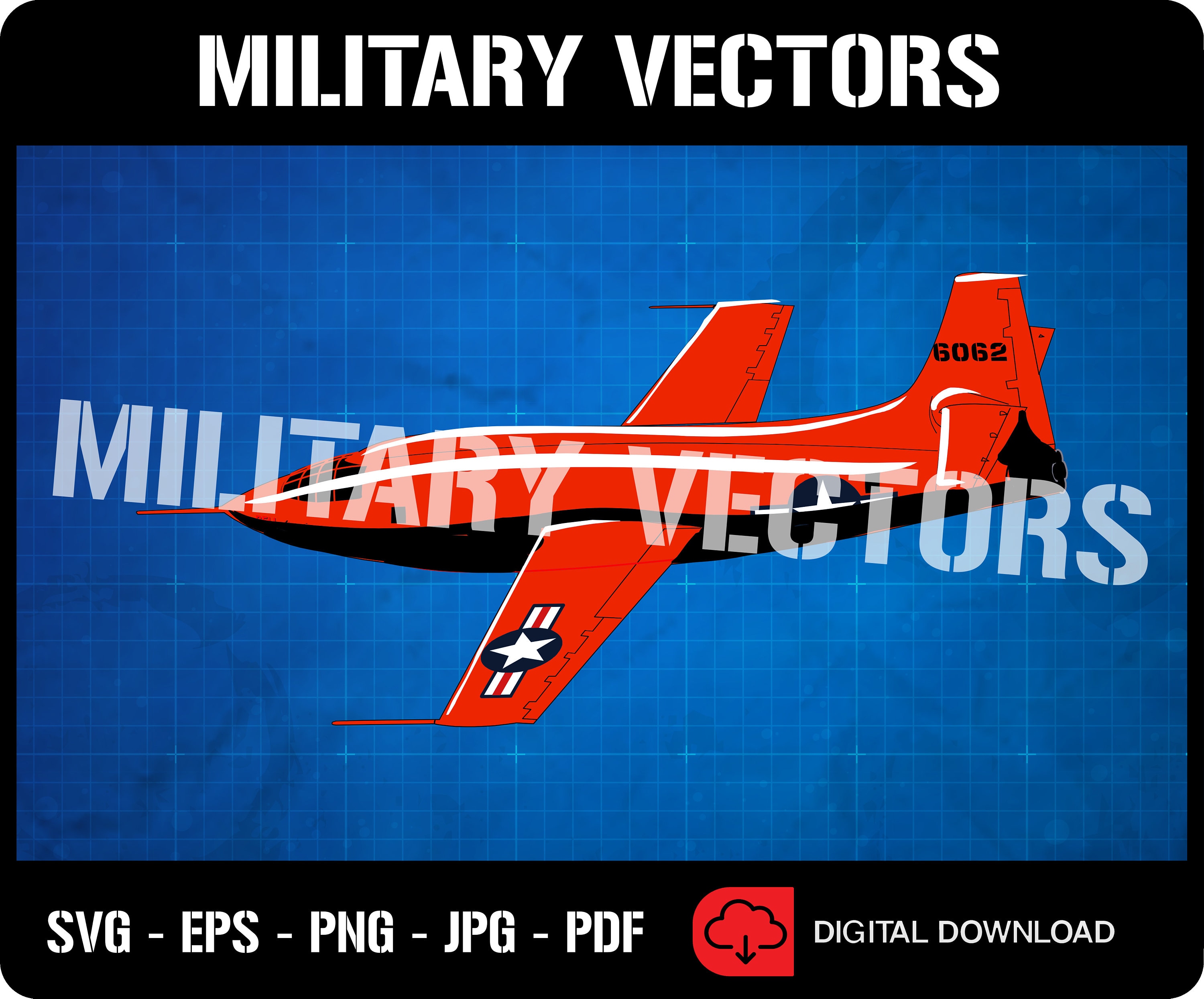 Bell X-1 Military Aircraft Outline Blueprint Diagram - Logo Decal ...