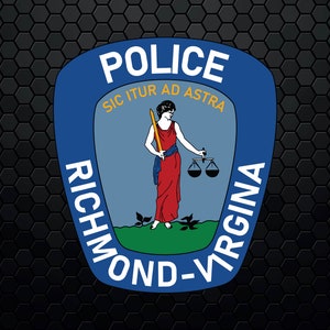 Richmond Police Department - Patch Logo Decal Emblem Crest Badge Insignia - Digital Svg Vector Cricut File
