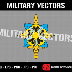 U.S. Army Military Intelligence Branch - Patch Logo Decal Emblem Crest Insignia Badge - Digital Svg Vector Cricut File