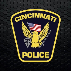 Cincinnati Police Department - Patch Logo Decal Emblem Crest Badge Insignia - Digital Svg Vector Cricut File