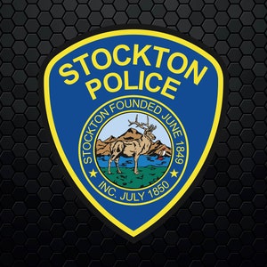 Stockton Police Department - Patch Logo Decal Emblem Crest Badge Insignia - Digital Svg Vector Cricut File