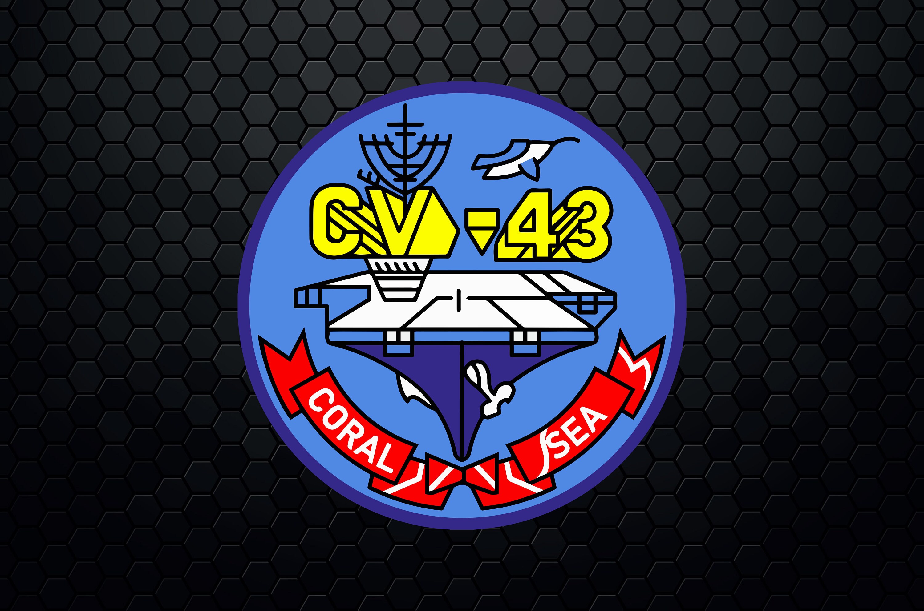 Uss Coral Sea Cv 43 - Etsy