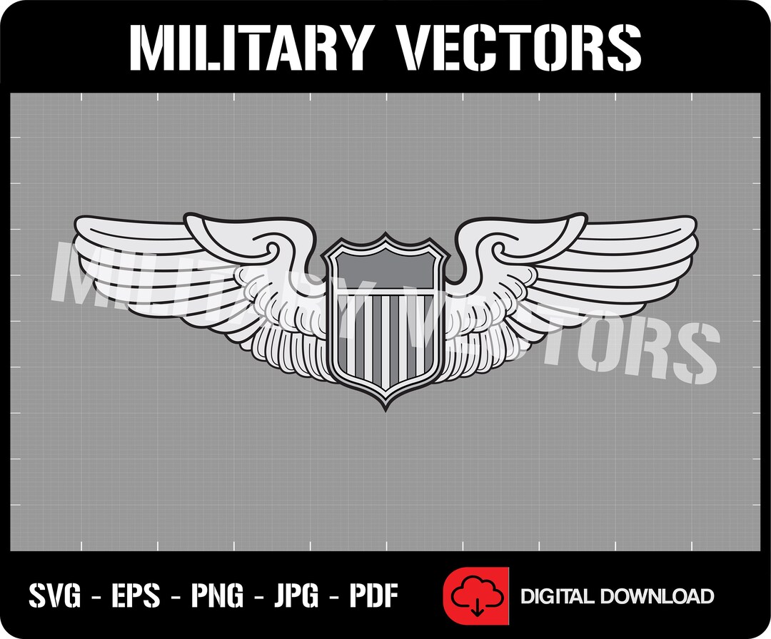 U.S. Air Force USAF Pilot Badge Patch Pin Logo Decal Emblem Crest