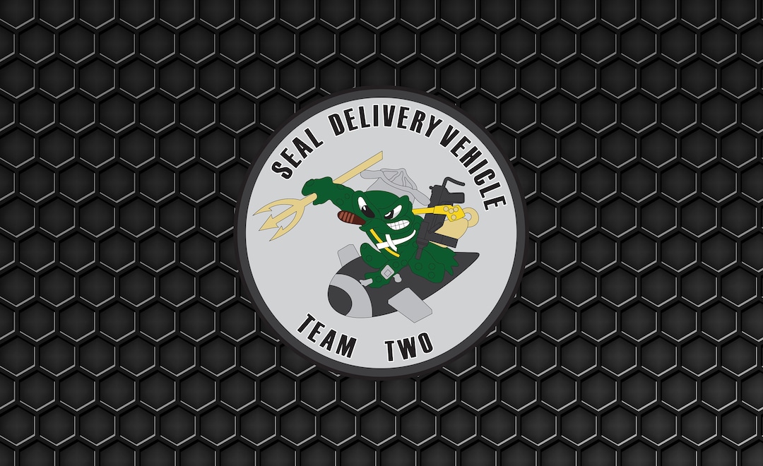 US Navy Seal Delivery Vehicle Team Two SDVT2 Patch Pin Logo Decal