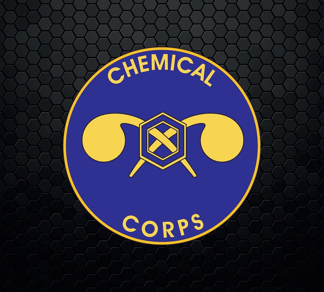 U.S. Army Chemical Corps Branch Plaque Patch Logo Decal Emblem Crest