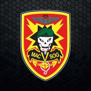 US Army MACV-SOG - Patch Pin Logo Decal Emblem Crest Insignia - Digital Svg Vector Cricut File