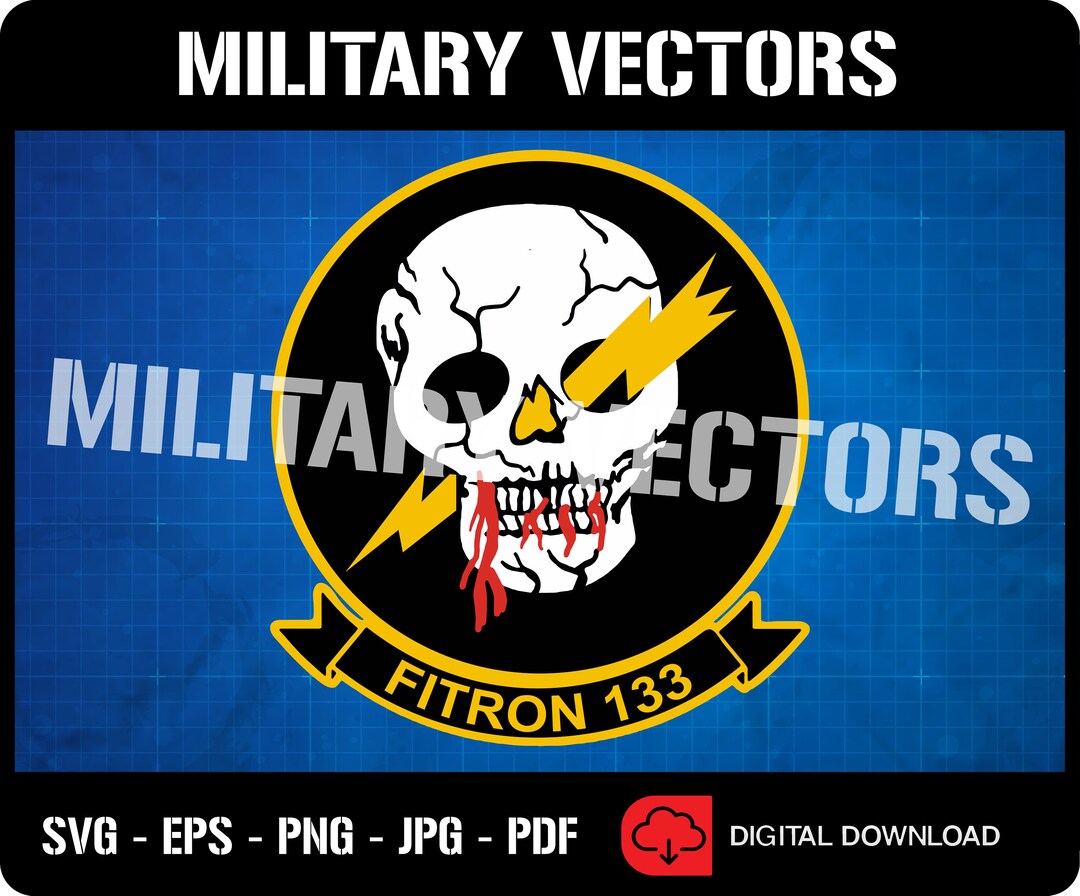 アメリカ海軍戦闘飛行隊 133 (VF-133) - USN パッチ ロゴ デカール