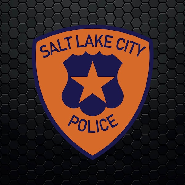 Salt Lake City Police Department - Patch Logo Decal Emblem Crest Badge Insignia - Digital Svg Vector Cricut File