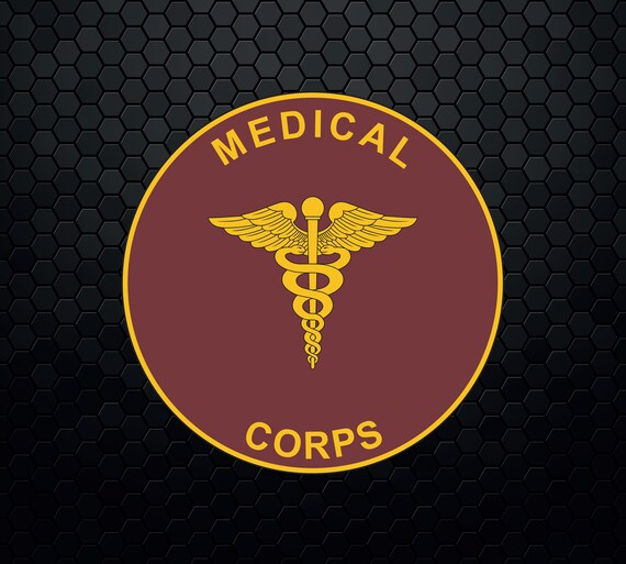 U.S. Army Medical Corps Branch Plaque - Patch Logo Decal Emblem