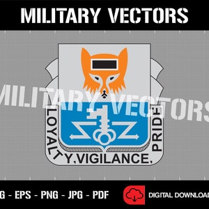 Amerikanska arméns 302:a militära underrättelsebataljon - Militär underrättelsetjänst - Patch Logo Dekal Emblem Crest Insignia - Digital SVG Vektor Cricut-fil