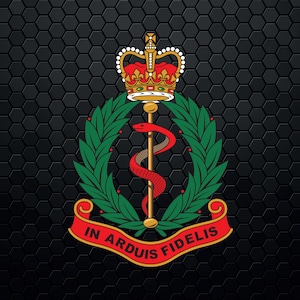Royal Army Medical Corps (RAMC) - Logo Decal Embleem Crest Insignia - Digital Svg Eps Vector Cricut File