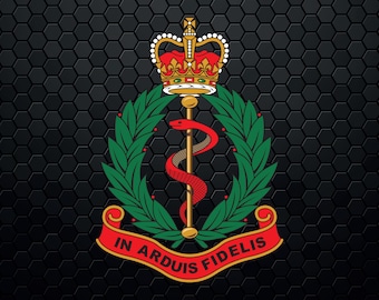 Royal Army Medical Corps (RAMC) - Logo Aufkleber Wappen Wappen Insignien - Digital Svg Eps Vektor Cricut Datei