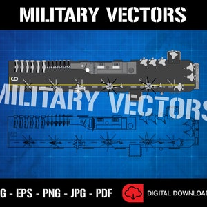 USS America LHA-6 Diagrama Blueprint - Marinha dos EUA - Patch Logo Decal Emblem Crest Insignia - Arquivo Digital SVG Vector Cricut