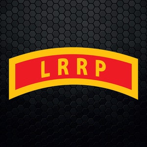 LRRP Tab - Vietnam War - Logo Emblem Crest Insignia - Digital Svg Vector Cricut File