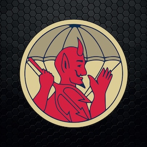 504th Parachute Infantry Regiment (504th PIR) - US Army Airborne WW2 - Logo Decal Emblem Crest Insignia - Digital Svg Vector Cricut File