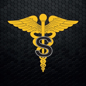 U.S. Army Medical Specialist Corps Branch - Patch Logo Decal Emblem Crest Insignia - Digital Svg Vector Cricut File