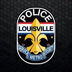 Louisville Police Department - Patch Logo Decal Emblem Crest Badge Insignia - Digital Svg Vector Cricut File