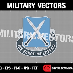 Amerikanska arméns 301:a militära underrättelsebataljon - Militär underrättelsetjänst - Patch Logo Dekal Emblem Crest Insignia - Digital SVG Vektor Cricut-fil