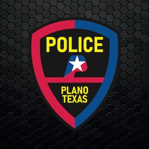 Plano Texas Police Department - Patch Logo Decal Emblem Crest Badge Insignia - Digital Svg Vector Cricut File