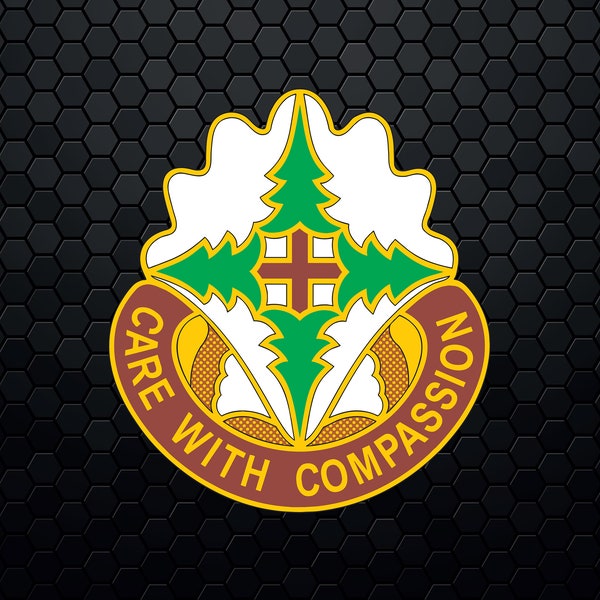 Madigan Army Medical Center - Patch Logo Decal Emblem Crest Insignia - Digital Svg Vector Cricut File