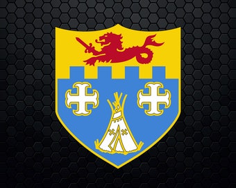 US-Armee 12. Infanterie Regiment DUI - Patch Logo Aufkleber Emblem Wappen Insignien - digitale Svg Vektor Cricut Datei