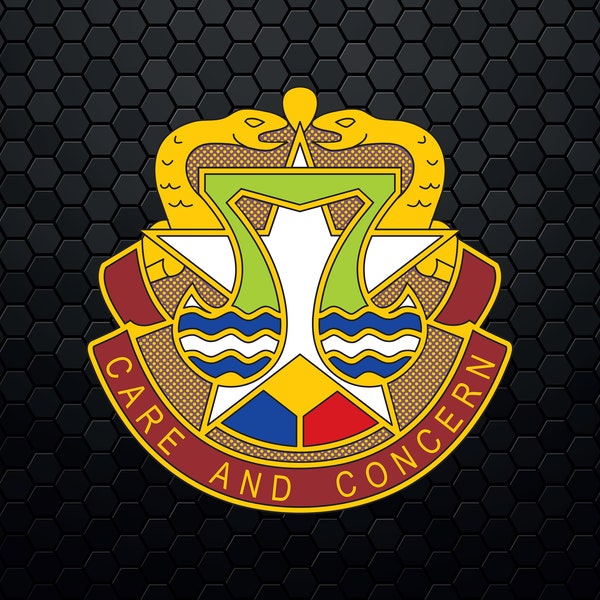 Carl R. Darnall Army Medical Center - Patch Logo Decal Emblem Crest Insignia - Digital Svg Vector Cricut File