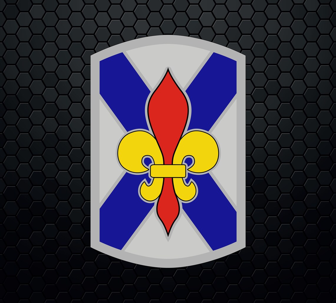 256 Distinguished Unit 256th Infantry Brigade: U.S. Army Infantry SSI DUI CSIB Unit Logo Decal ...