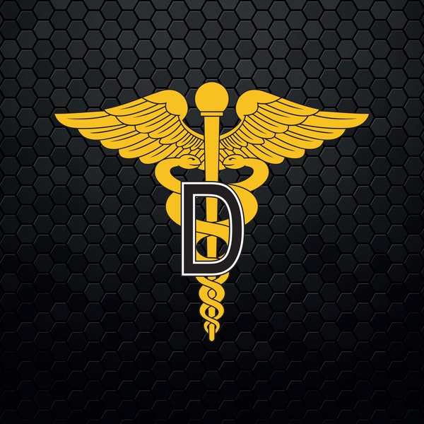 U.S. Army Dental Corps Branch - Patch Logo Decal Emblem Crest Insignia - Digital Svg Vector Cricut File