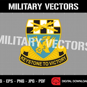 Amerikanska arméns 128:e militära underrättelsebataljon - Militär underrättelsetjänst - Patch Logo Dekal Emblem Crest Insignia - Digital SVG Vektor Cricut-fil