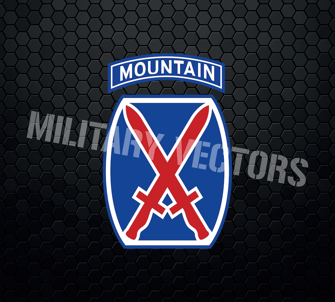 U.S. Army 10th Mountain Division - Patch Logo Decal Emblem Crest ...