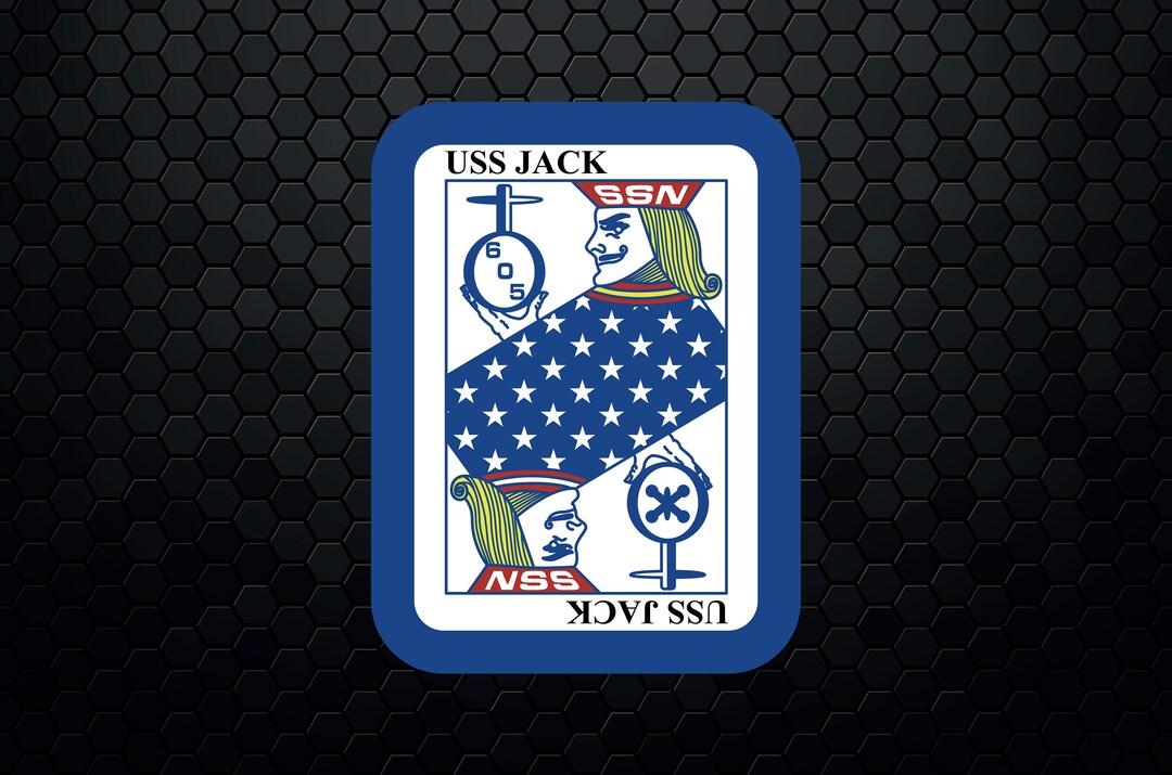 USS Jack (SSN-605) Attack Submarine - Patch Logo Decal Emblem Crest ...