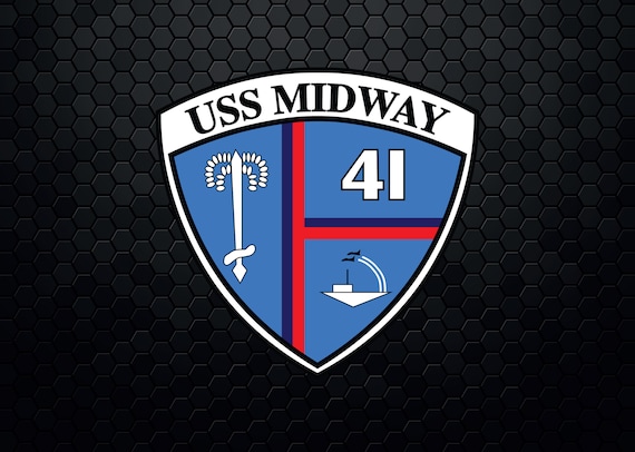 米海軍　CV-41 TOP TENパッチ Amazon.com: CV-41 USS Midway Patch : Clothing, Shoes & Jewelry
